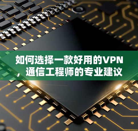 如何选择一款好用的VPN，通信工程师的专业建议