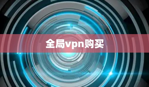 全局vpn购买
