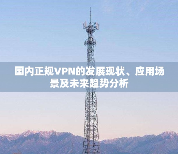 国内正规VPN的发展现状、应用场景及未来趋势分析